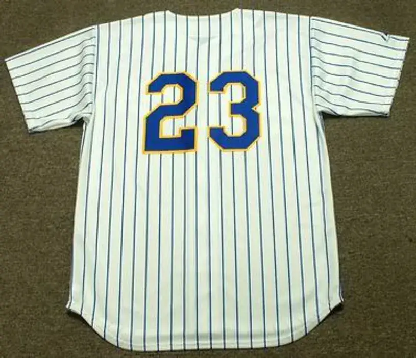 GREG VAUGHN Milwaukee Brewers 1993 Majestic Cooperstown Home Jersey 