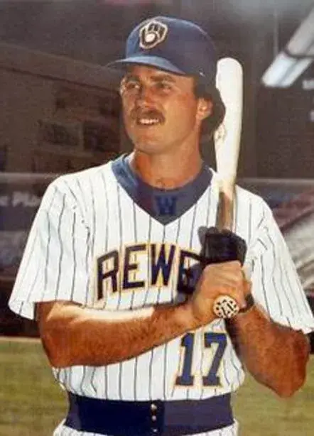JIM GANTNER Milwaukee Brewers 1977 Majestic Cooperstown Throwback Home Jersey 
