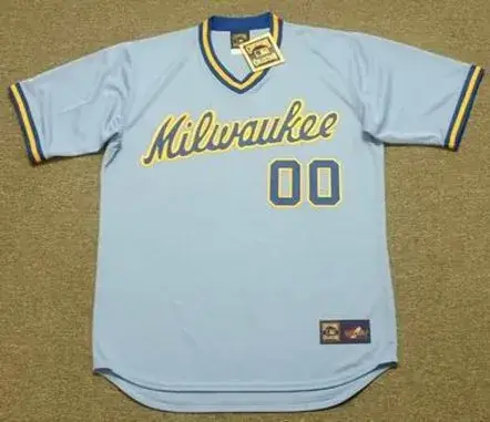 MILWAUKEE BREWERS 1980’s Majestic Cooperstown Throwback Away Jersey Customized “Any Name & Number(s)”