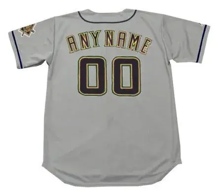 MILWAUKEE BREWERS 1990’s Away Majestic Throwback Jersey Customized “Any Name & Number(s)” 