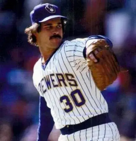 MOOSE HAAS Milwaukee Brewers 1982 Majestic Cooperstown Throwback Home Jersey 