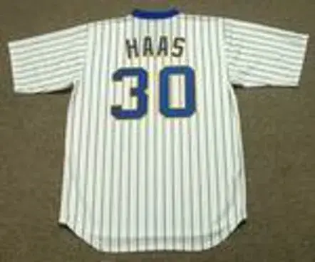 MOOSE HAAS Milwaukee Brewers 1982 Majestic Cooperstown Throwback Home Jersey 