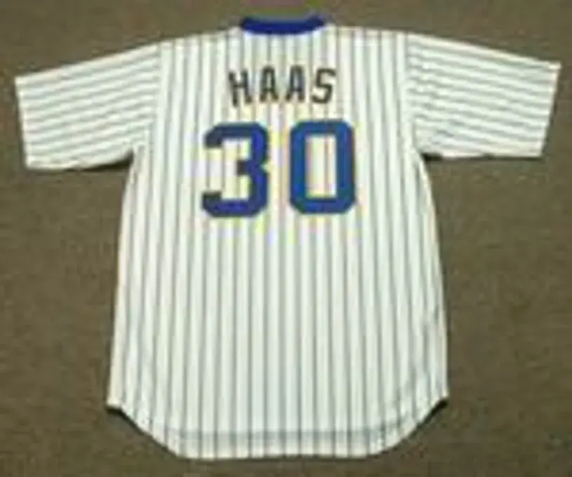 MOOSE HAAS Milwaukee Brewers 1982 Majestic Cooperstown Throwback Home Jersey 