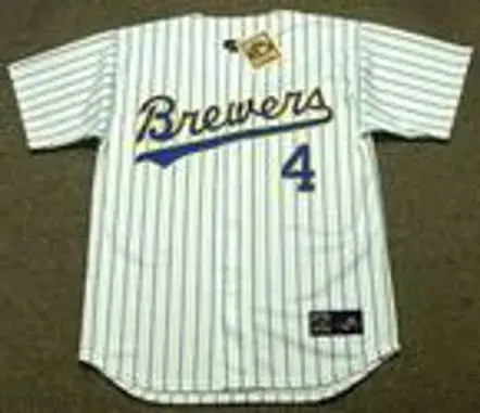 PAUL MOLITOR Milwaukee Brewers 1991 Home Majestic Baseball Throwback Jersey 