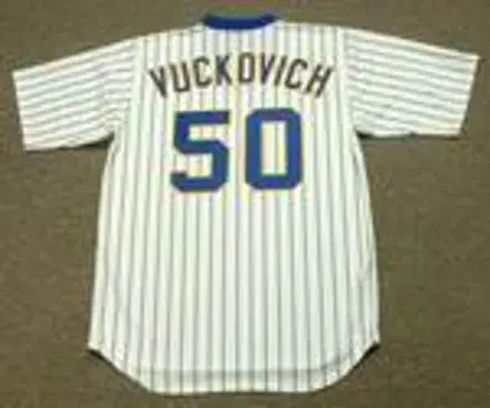 PETE VUCKOVICH Milwaukee Brewers 1982 Majestic Cooperstown Home Jersey 
