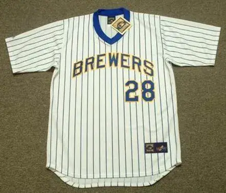 PRINCE FIELDER Milwaukee Brewers 1980’s Majestic Cooperstown Throwback Home Jersey