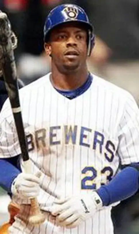 RICKIE WEEKS Milwaukee Brewers 1980’s Majestic Cooperstown Throwback Home Jersey 