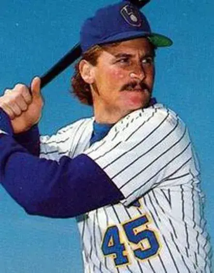 ROB DEER Milwaukee Brewers 1990 Majestic Cooperstown Home Jersey 