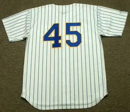 ROB DEER Milwaukee Brewers 1990 Majestic Cooperstown Home Jersey 
