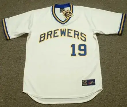 ROBIN YOUNT Milwaukee Brewers 1974 Majestic Cooperstown Throwback Home Jersey