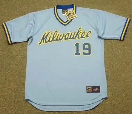 ROBIN YOUNT Milwaukee Brewers 1984 Majestic Cooperstown Throwback Away Jersey