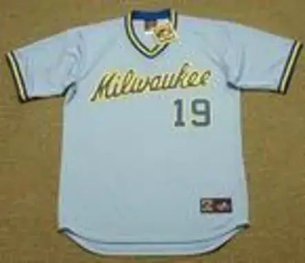 ROBIN YOUNT Milwaukee Brewers 1984 Majestic Cooperstown Throwback Away Jersey 