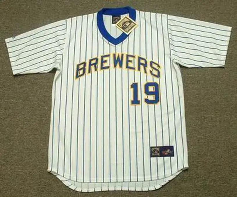 ROBIN YOUNT Milwaukee Brewers 1984 Majestic Cooperstown Throwback Home Jersey