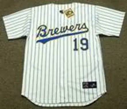ROBIN YOUNT Milwaukee Brewers 1993 Majestic Cooperstown Home Jersey 