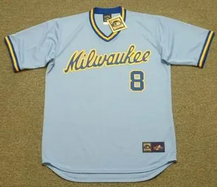 RYAN BRAUN Milwaukee Brewers 1980’s Away Majestic Throwback Baseball Jersey