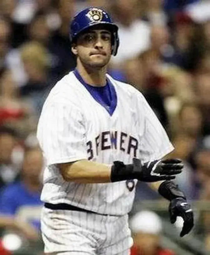 RYAN BRAUN Milwaukee Brewers 1980’s Majestic Cooperstown Throwback Home Jersey 