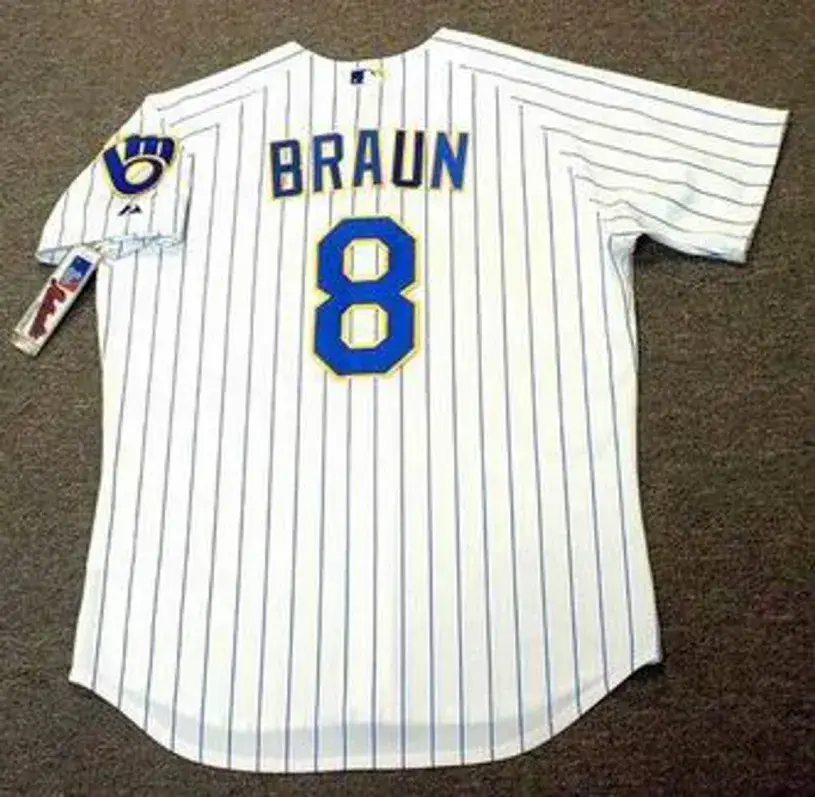 RYAN BRAUN Milwaukee Brewers 2012 Majestic AUTHENTIC Home Baseball Jersey 