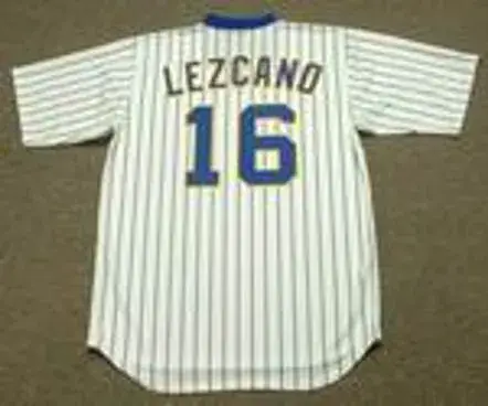 SIXTO LEZCANO Milwaukee Brewers 1979 Majestic Cooperstown Throwback Home Jersey 