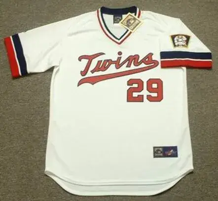 ROD CAREW Minnesota Twins 1977 Majestic Cooperstown Throwback Home Jersey