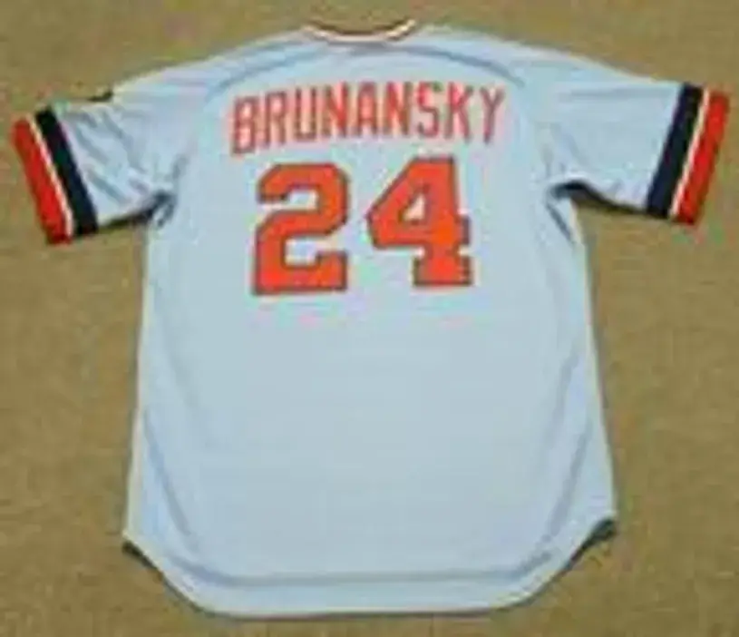 TOM BRUNANSKY Minnesota Twins 1984 Majestic Cooperstown Throwback Baseball Jersey 