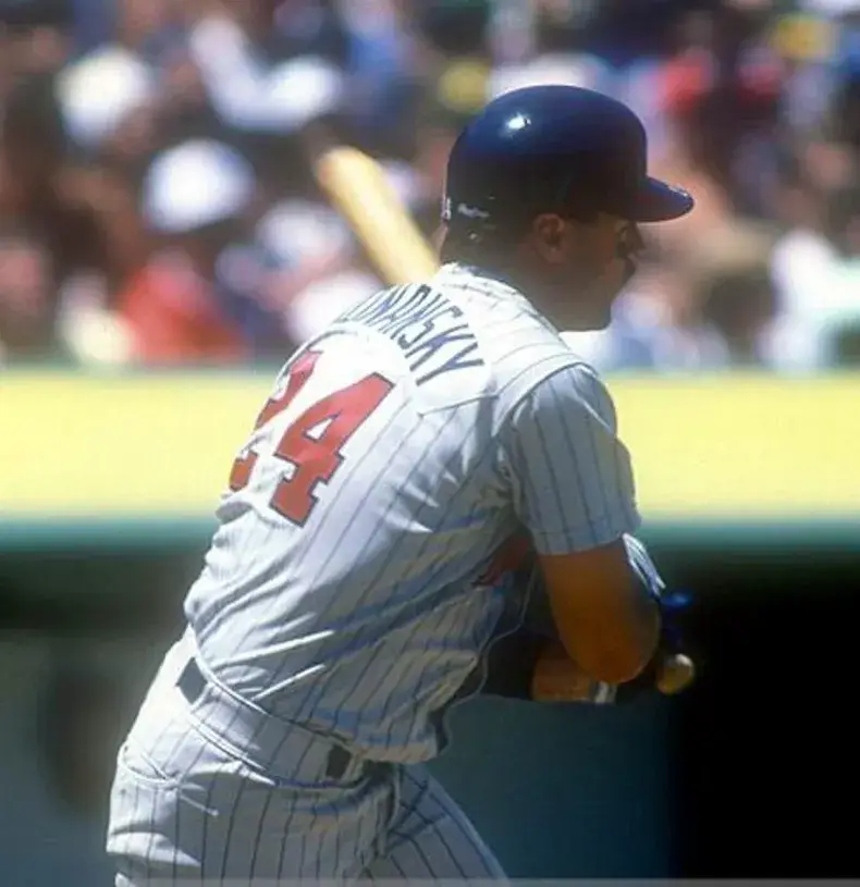 TOM BRUNANSKY Minnesota Twins 1991 Majestic Throwback Away Baseball Jersey 