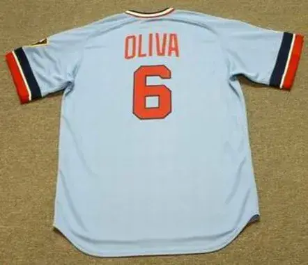 TONY OLIVA Minnesota Twins 1974 Majestic Cooperstown Throwback Baseball Jersey 