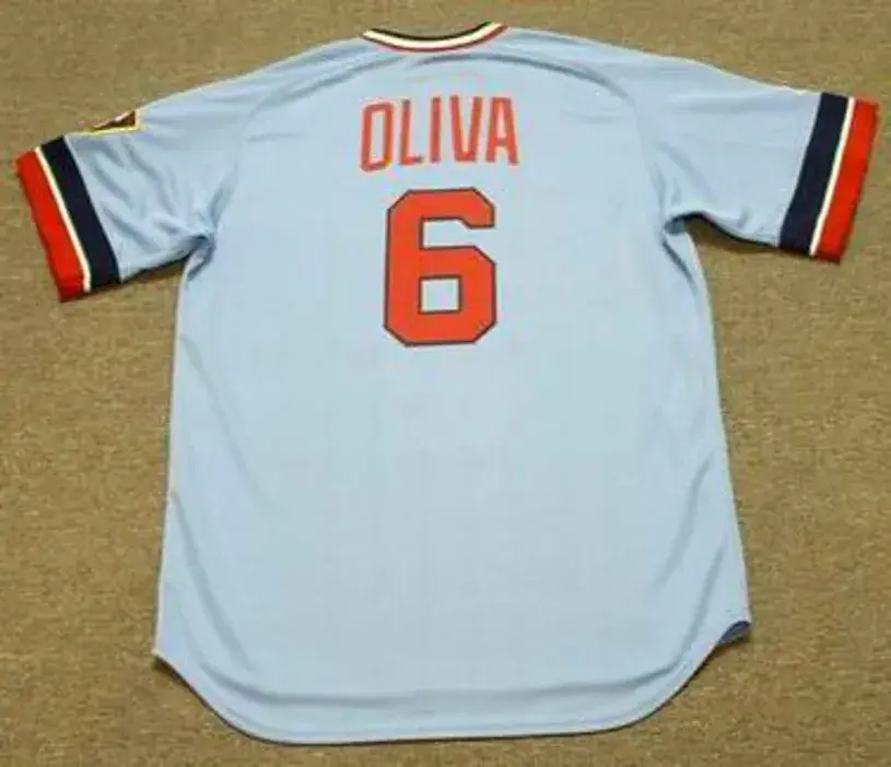 TONY OLIVA Minnesota Twins 1974 Majestic Cooperstown Throwback Baseball Jersey 