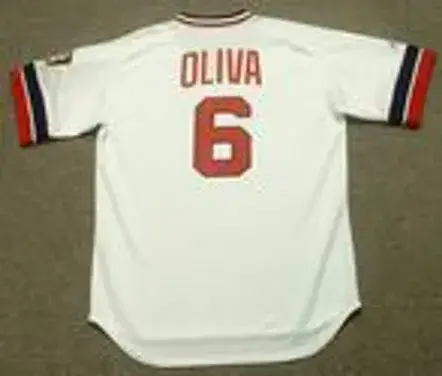 TONY OLIVA Minnesota Twins 1974 Majestic Cooperstown Throwback Home Jersey 