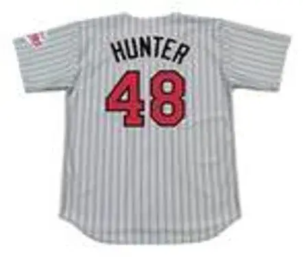 TORII HUNTER Minnesota Twins 2001 Majestic Throwback Away Baseball Jersey 
