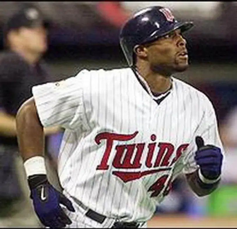 TORII HUNTER Minnesota Twins 2002 Majestic Throwback Home Baseball Jersey 