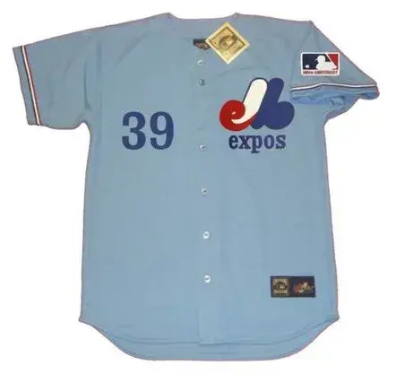 COCO LABOY Montreal Expos 1969 Majestic Cooperstown Away Baseball Jersey 