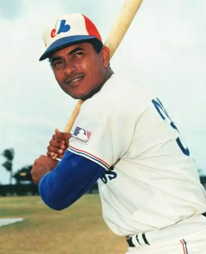 COCO LABOY Montreal Expos 1969 Majestic Cooperstown Away Baseball Jersey 