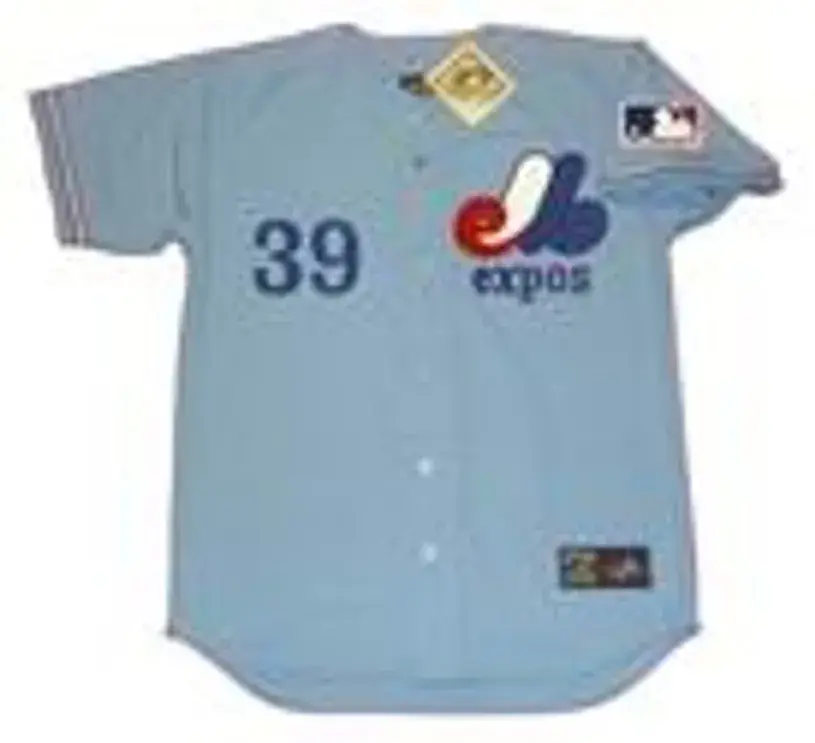 COCO LABOY Montreal Expos 1969 Majestic Cooperstown Away Baseball Jersey 