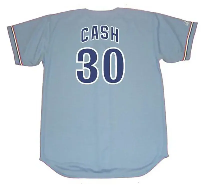 DAVE CASH Montreal Expos 1978 Majestic Cooperstown Away Baseball Jersey 