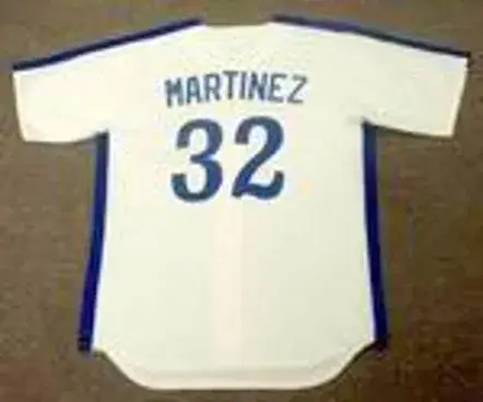 DENNIS MARTINEZ Montreal Expos 1989 Majestic Cooperstown Throwback Home Baseball Jersey 