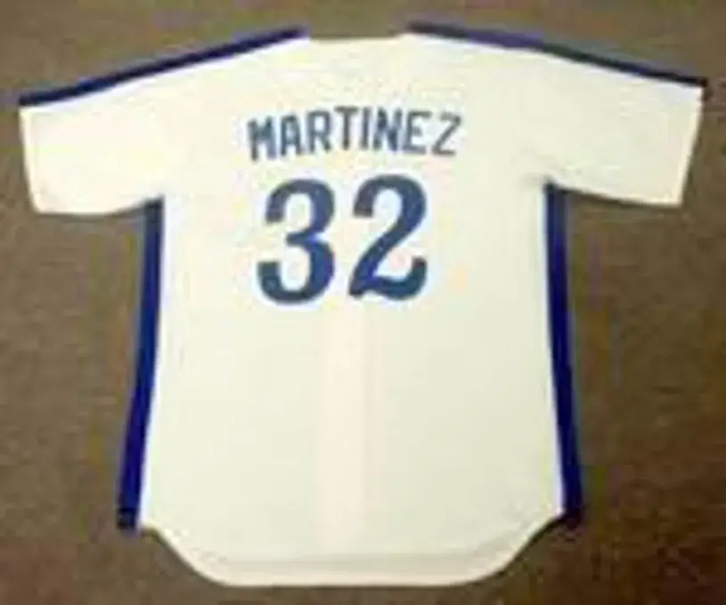 DENNIS MARTINEZ Montreal Expos 1989 Majestic Cooperstown Throwback Home Baseball Jersey 