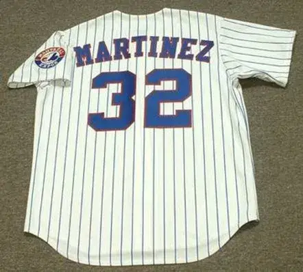 DENNIS MARTINEZ Montreal Expos 1992 Majestic Throwback Home Baseball Jersey 