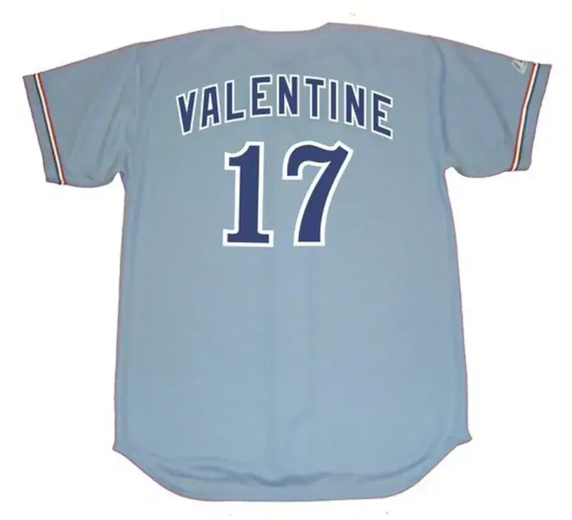 ELLIS VALENTINE Montreal Expos 1978 Away Majestic Throwback Baseball Jersey 