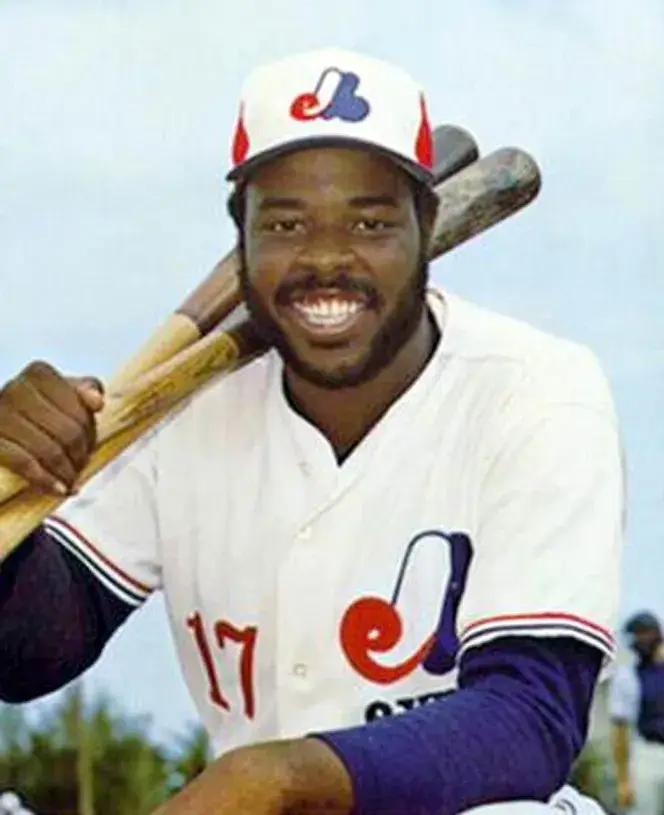 ELLIS VALENTINE Montreal Expos 1978 Away Majestic Throwback Baseball Jersey 