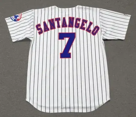 F.P. SANTANGELO Montreal Expos 1996 Home Majestic Throwback Baseball Jersey 