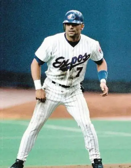 F.P. SANTANGELO Montreal Expos 1996 Home Majestic Throwback Baseball Jersey 
