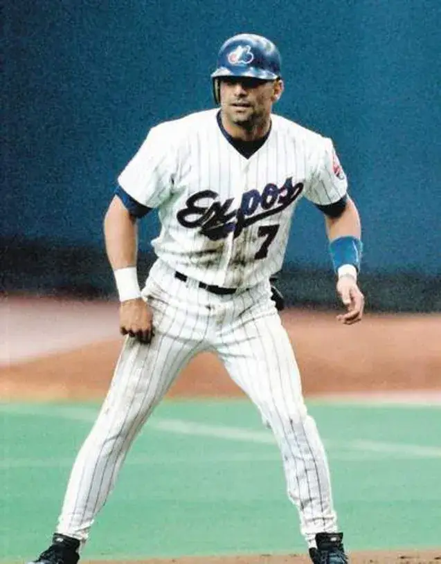 F.P. SANTANGELO Montreal Expos 1996 Home Majestic Throwback Baseball Jersey 
