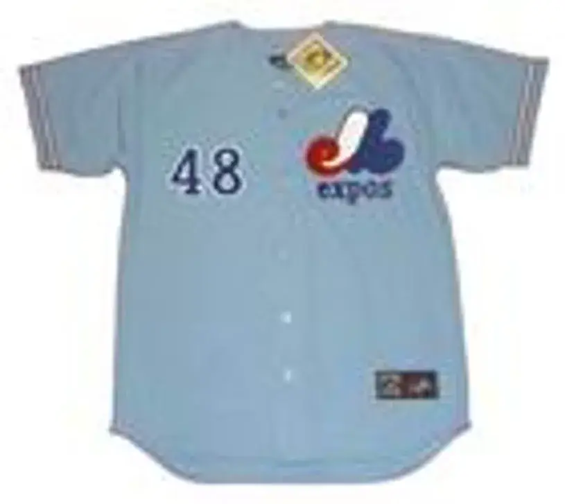 FELIPE ALOU Montreal Expos 1973 Majestic Cooperstown Away Baseball Jersey 