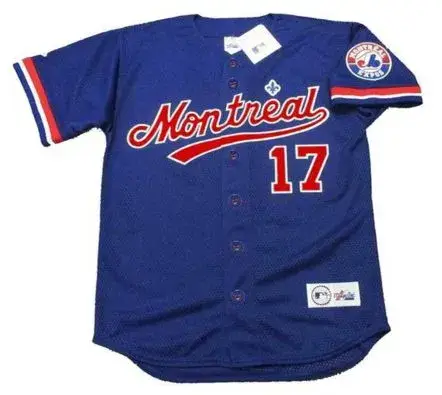 FELIPE ALOU Montreal Expos 1994 Majestic Throwback Baseball Jersey