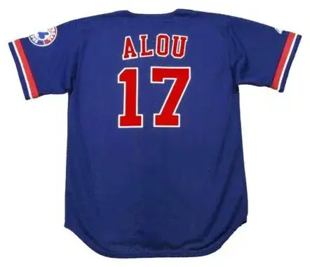 FELIPE ALOU Montreal Expos 1994 Majestic Throwback Baseball Jersey 