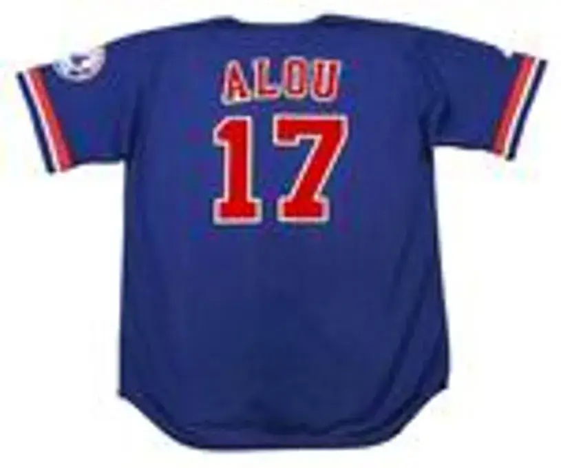 FELIPE ALOU Montreal Expos 1994 Majestic Throwback Baseball Jersey 