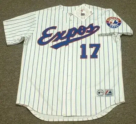 FELIPE ALOU Montreal Expos 1994 Majestic Throwback Home Baseball Jersey
