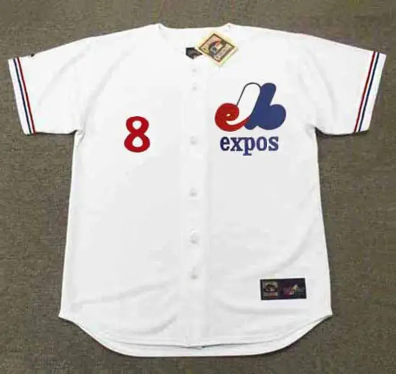 GARY CARTER Montreal Expos 1979 Home Majestic Throwback Baseball Jersey