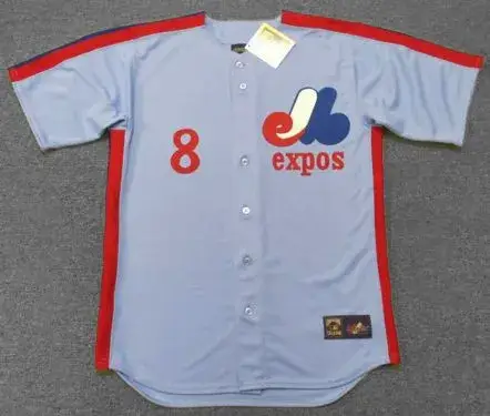 GARY CARTER Montreal Expos 1981 Majestic Cooperstown Away Baseball Jersey