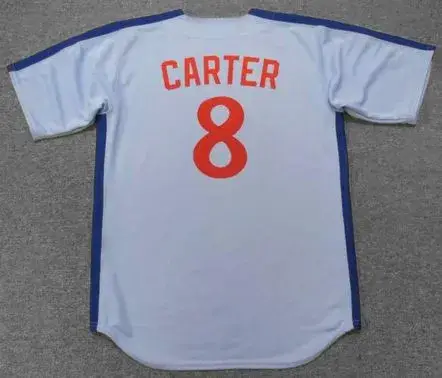 GARY CARTER Montreal Expos 1981 Majestic Cooperstown Away Baseball Jersey 